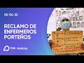 Jornada de lucha del personal de enfermería porteño