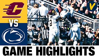 Central Michigan vs #14 Penn State | 2022 College Football Highlights