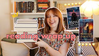 7 book reading wrap up 📖 new romatasy favs & mind boggling reads