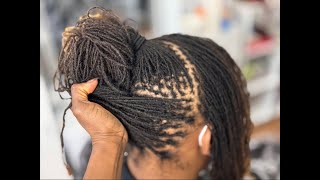 Watch this Long Hair Reties on Sisterlocks