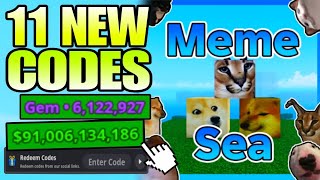 *NEW CODES* ALL WORKING CODES FOR MEME SEA IN JANUARY 2025! ROBLOX MEME SEA CODE