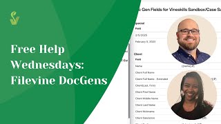 Free Help Wednesdays: Filevine DocGens