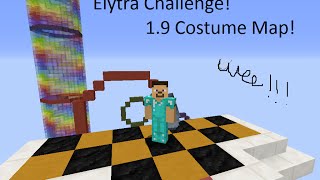 Awesome Elytra flying challenge! (Minecraft Costume Map)