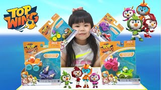 Bianca Plays with Playskool Top Wing Racers Toys