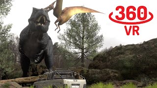 360 degree video | JURASSIC WORLD Tyrannosaurus Rex | Virtual Reality