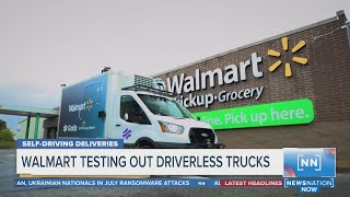 Walmart tests out driverless delivery trucks | Morning in America
