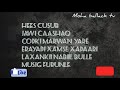 Marwaan Yare heesti Jawi caashaq lyrics 2019