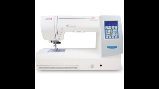 Janome MC8200QCP Special Edition Sewing Machine Demo by Ken's Sewing Center in Muscle Shoals Alabama