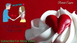 Ye jo halka halka suroor hai whatsapp status video || Love Emotional video