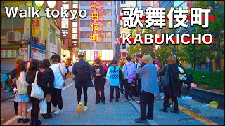 【4K,ASMR】ロングVer！荒れる新宿歌舞伎町を散歩💗✨🚶‍♂️(Tokyo Japan🔴)