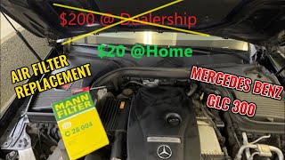 How to Replace Mercedes Benz GLC 300 Air Filter: Easy DIY Engine Filter Change