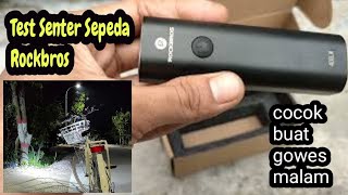 Review dan Test Lampu Sepeda || Rockbros YQ QD 400LM