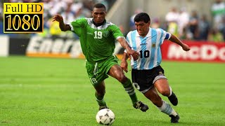 Argentina 2-1 Nigeria World Cup 1994 | Full highlight -1080p HD | Diego Maradona