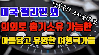 총기소유 합법국 여행시 반드시 주의할 점