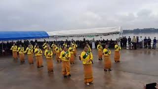 รำเปิดงานแข่งเรือยาวบ้านกองนาง