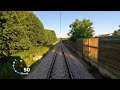 cab ride murska sobota pragersko slovenian railways train drivers view in 4k