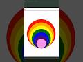 Draw Rainbow 🌈 Using Python Turtle | #shorts #shortvideo #short #python #pythonturtle