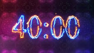 40 Minute Timer - 2400 Second Timer - Clean And Simple Timer [ELECTRIC]