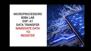 8086 Lab PROGRAMS using DOSBOX PROGRAM: A1