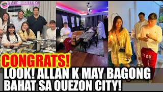 Allan K Nagpa-Blessing ng kanyang BONGGANG house sa QUEZON CITY! Ang ganda!