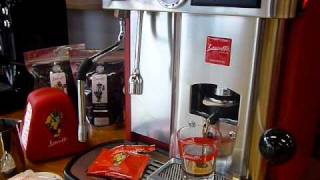 La Piccola and Lucaffe ese coffee pod coffee.MOV