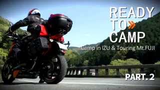 伊豆半島キャンプツーリングPart2 TIPIで焚き火/IZU Peninsula Campingtouring GoPro