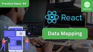 Practice React #4: Data mapping to Components in react JS - Malayalam Tutorial