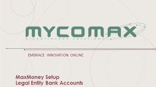 MaxMoney Setup Bank Account - presentation