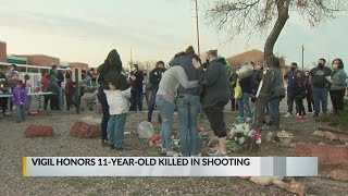 Vigil held for 11-year-old murdered in Los Lunas