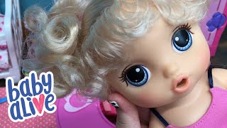 Feeding Baby Alive Super Snacks Snackin Noodle Doll