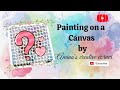 Mini canvas painting || Acrylic painting || Amina's creative corner.