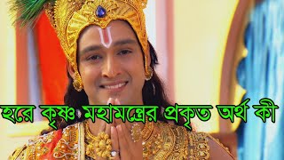 হরে কৃষ্ণ মহামন্ত্রের প্রকৃত অর্থ কী | What is the real meaning of Hare Krishna Mahamantra?