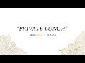 SADA x Jamanow (Private Lunch) in 30 sec