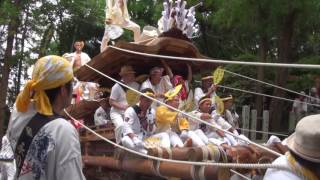 平成２８年　科長神社祭礼　本宮　宮入（だんじり・大阪・南河内郡・太子町・山田・西・永田・大道・後屋・東條）