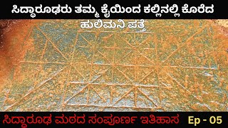 ಸಿದ್ಧಾರೂಢರು ತಮ್ಮ ಕೈಯಿಂದ ಕಲ್ಲಿನಲ್ಲಿ ಕೊರೆದ ಹುಲಿಮನಿ ಪತ್ತೆ|ಸಿದ್ಧಾರೂಢ ಮಠದ ಸಂಪೂರ್ಣ ಇತಿಹಾಸ Ep-05