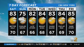 New York Weather: CBS2's 8/15 Saturday Afternoon Forecast