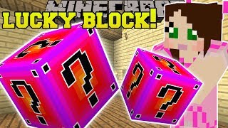 Minecraft: LUCKY BLOCK RANDOM! (1 MILLION DAMAGE WEAPONS \u0026 INSANE ARMOR!) Mod Showcase