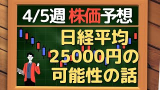 【日経平均・NYダウ】日経平均25000円の可能性について | 4/5 以降の予想・戦略