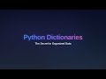 Python Dictionaries Explained Simply | Python Zero to Hero