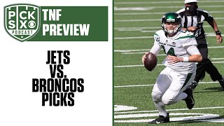 TNF Preview: Broncos-Jets Gambling Picks, Props & DFS Advice I Pick Six Podcast