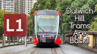 Sydney Light Rail Vlog 62: L1 Dulwich Hill Line Trams are Back!