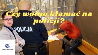 Czy wolno kłamać na policji? Prawo do obrony .Komentarz prawnika #shorts