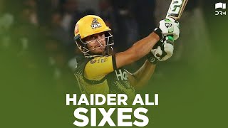 Haider Ali Sixes | HBL PSL 2020 | MB2T