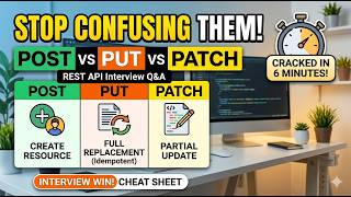 STOP Memorizing! Understand POST, PUT and PATCH in 6 Minutes