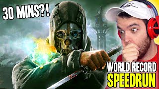WORLD RECORD "DISHONORED" ANY% SPEEDRUN in 30 MINUTES!!!