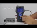 noyafa nf 8601s cable length tester with poe testing ping and cable tracing