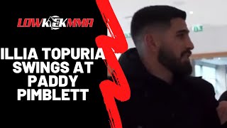 Paddy Pimblett & Illia Topuria Scuffle At UFC Fighter Hotel 💥👊