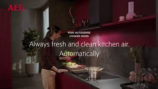 AutoSense Cooker Hood: Always fresh and clean kitchen air. Automatically.