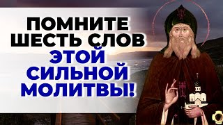 ПОМНИТЕ ШЕСТЬ СЛОВ ЭТОЙ СИЛЬНОЙ МОЛИТВЫ! Преподобный Герман Зосимовский