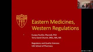 Regulatory Science: East Asian Perspectives - Eastern Medicines, Western Regulation